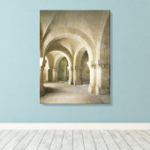 The Crypt, c.1144 （写真） キャンバスプリント (インサイチュ (ウッドフロア))
