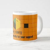 The [[CUBE]] Specialty Jumbo Sized Coffee Mug ジャンボコーヒーマグカップ (正面右)