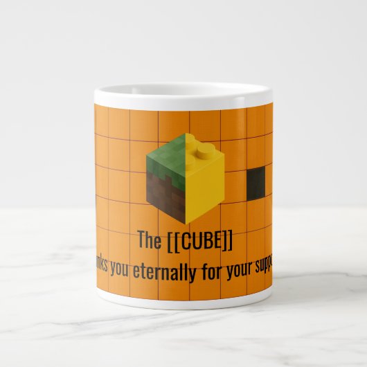 The [[CUBE]] Specialty Jumbo Sized Coffee Mug ジャンボコーヒーマグカップ (正面)