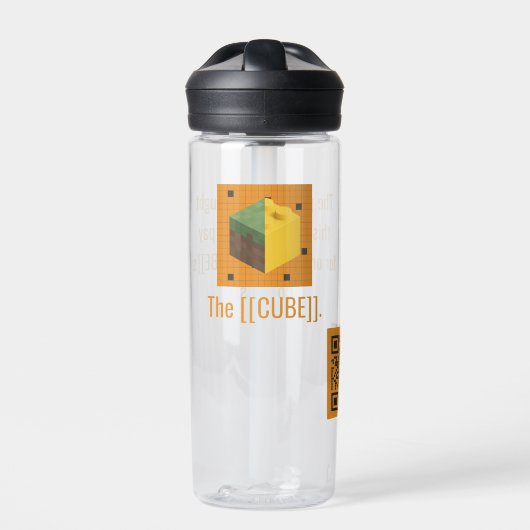 The [[CUBE]] Water Bottle ウォーターボトル (正面)