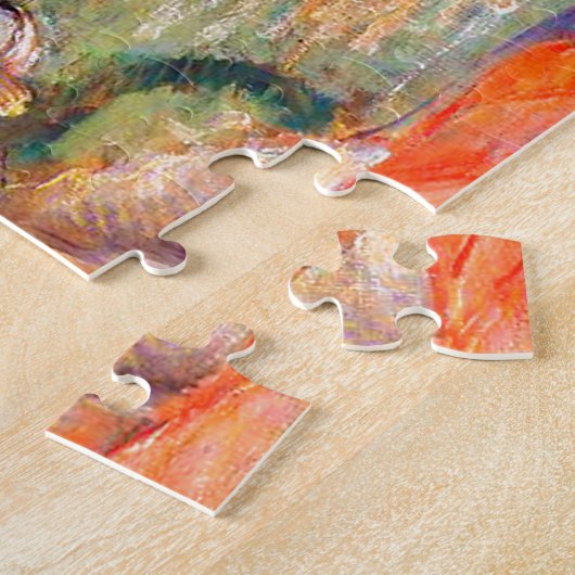 The Cup of Tea by Mary Cassatt ジグソーパズル (側面)