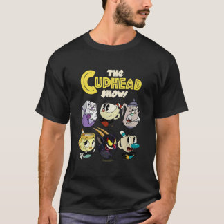 The Cuphead Showグループポスターロゴ Tシャツ
