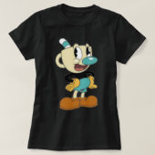 The Cuphead Show文字ロゴ Tシャツ (デザイン正面)