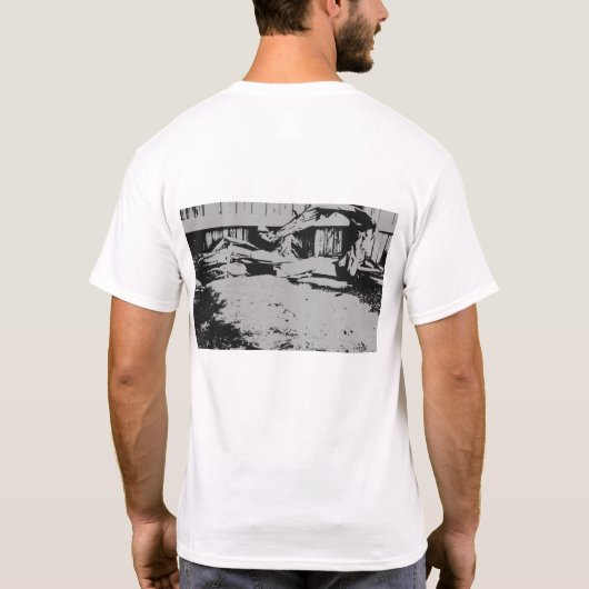 「The Curb 7 Double-Sided Logo」のT型 Tシャツ (裏面)