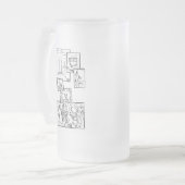 The Cure フロストグラスビールジョッキ (正面左)