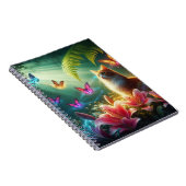 The Curious Cat & Her Butterflies ノートブック (右側)