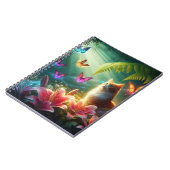 The Curious Cat & Her Butterflies ノートブック (左側)