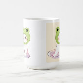 The cute frog cat コーヒーマグカップ (中央)