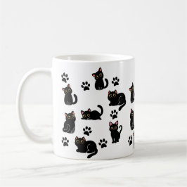 The Cutest Black Cat Mug Gift for Cat Lovers コーヒーマグカップ