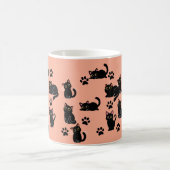 The Cutest Black Cat Mug Gift for Cat Lovers コーヒーマグカップ (中央)