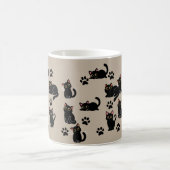 The Cutest Black Cat Mug Gift for Cat Lovers コーヒーマグカップ (中央)