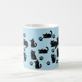 The Cutest Black Cat Mug Gift for Cat Lovers コーヒーマグカップ (中央)