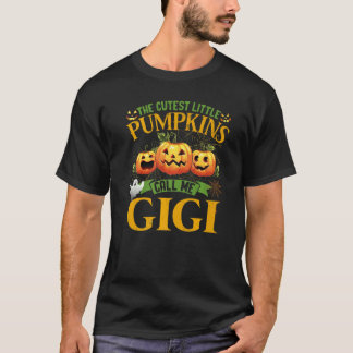The Cutest Little Pumpkins Call Me Gigi Pumpkin Ha Tシャツ