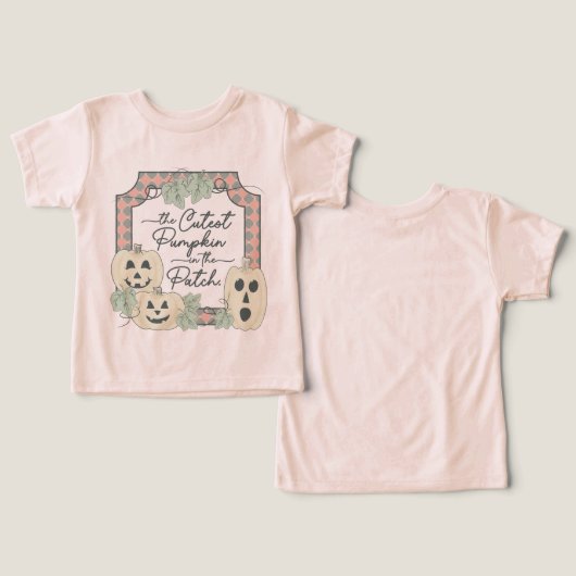 The Cutest Pumpkin-Pastel Colors Halloween (デザイン正面&裏面)