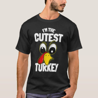 The Cutest Turkey Family Group Matching Thanksgivi Tシャツ