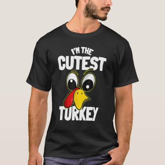 The Cutest Turkey Family Group Matching Thanksgivi Tシャツ (正面)