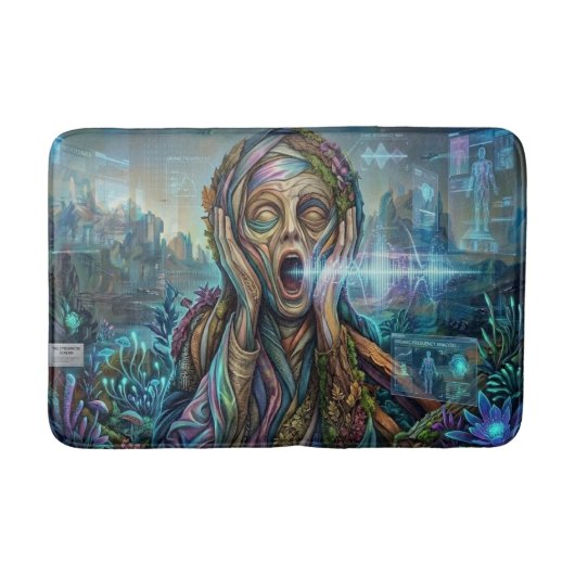 The Cybernetic Scream Art Bath Mat バスマット (正面)
