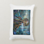 The Cybernetic Scream – Biomechanical Art Cushion アクセントクッション (裏面(縦))