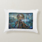 The Cybernetic Scream – Biomechanical Art Cushion アクセントクッション (裏面)