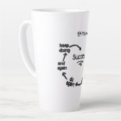 The Cycle of Success Success Is a Process Trust th カフェラテマグ (左アングル)
