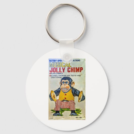 The Cymbal Monkey Sticker  キーホルダー (正面)