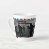 The D Day on June 6th 1944 on a Ceramic Coffee カフェラテマグ (左アングル)