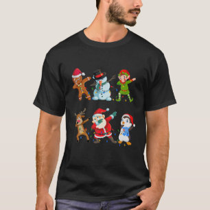 The Dabbing Santaおもしろい Collect Merry Christmas Cos Tシャツ