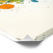 The Dachshund Dog - Composition 003 ポスター (コーナー)