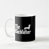 The Dachshund Funny Wiener Dog For Men Fathers Day コーヒーマグカップ (左)