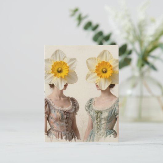 The Daffodil Head Women ポストカード (スタンド正面)