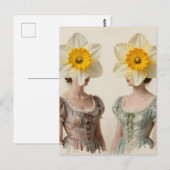 The Daffodil Head Women ポストカード (正面/裏面)