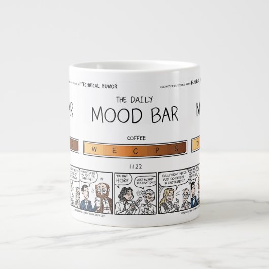 The Daily Mood Bar Coffee Mug ジャンボコーヒーマグカップ (正面)