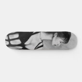 The Dame Original Art Portrait Drawing Skatedeck スケートボード (横)