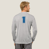 The Damnfit LS Sportsball Shirt トライブレンドＴシャツ (背面全体)