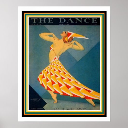 The Dance 16 x 20のアールデコポスター ポスター (正面)
