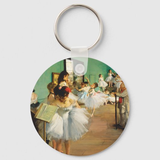The Dance Class (1874) by Edgar Degas キーホルダー (正面)