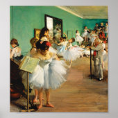 The Dance Class (1874) by Edgar Degas ポスター (正面)