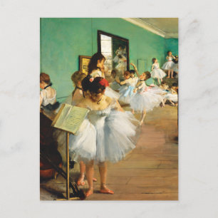 The Dance Class (1874) by Edgar Degas ポストカード