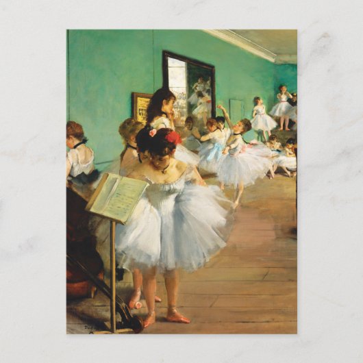 The Dance Class (1874) by Edgar Degas ポストカード (正面)