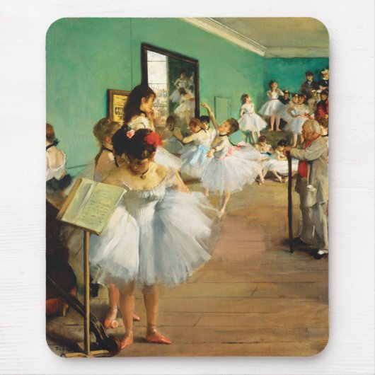 The Dance Class (1874) by Edgar Degas マウスパッド (正面)