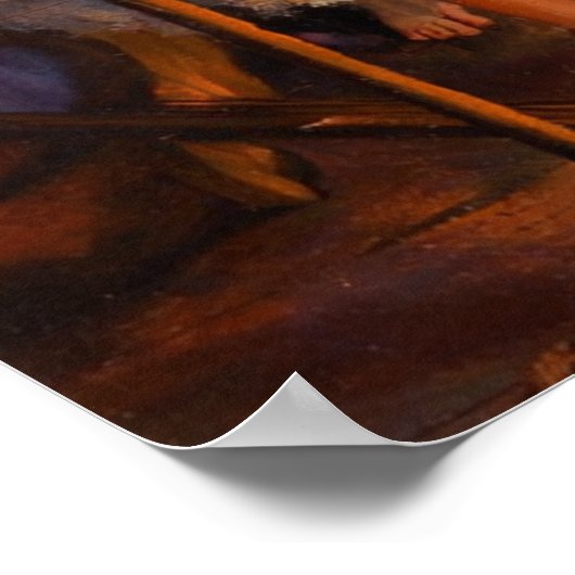 The Dance Class by Edgar Degas ポスター (角)