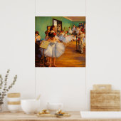 The Dance Class by Edgar Degas ポスター (キッチン)