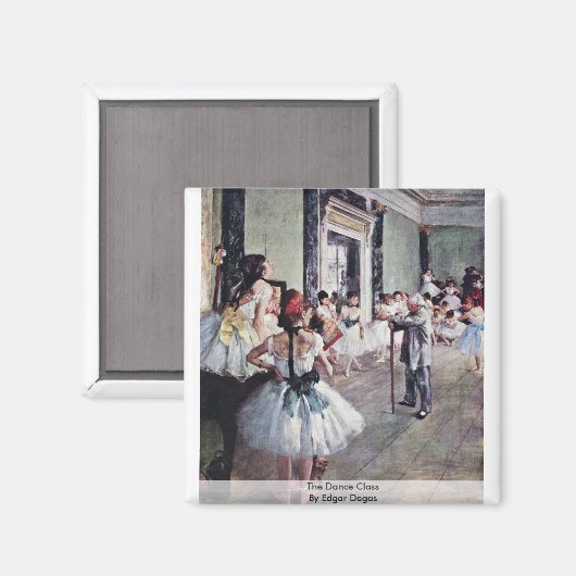 The Dance Class By Edgar Degas マグネット (正面/裏面)