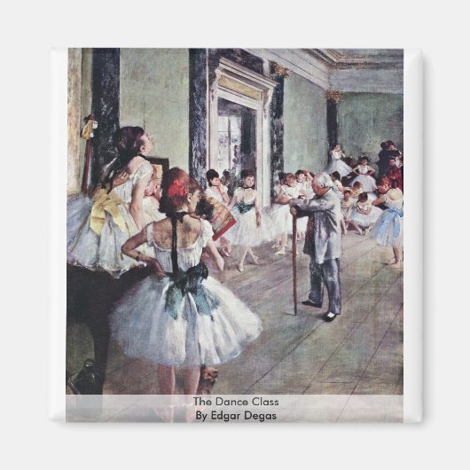 The Dance Class By Edgar Degas マグネット (正面)