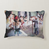 The Dance Class by Edgar Degas,ヴィンテージ・バレエ・アート アクセントクッション (裏面)