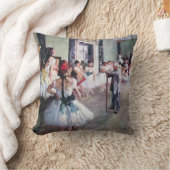 The Dance Class by Edgar Degas,ヴィンテージ・バレエ・アート クッション (ブランケット)