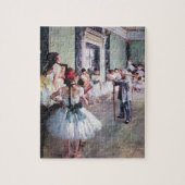 The Dance Class by Edgar Degas,ヴィンテージ・バレエ・アート ジグソーパズル (縦)
