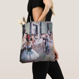 The Dance Class by Edgar Degas,ヴィンテージ・バレエ・アート トートバッグ