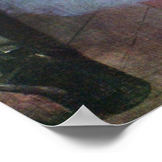 The Dance Class by Edgar Degas,ヴィンテージ・バレエ・アート ポスター (角)