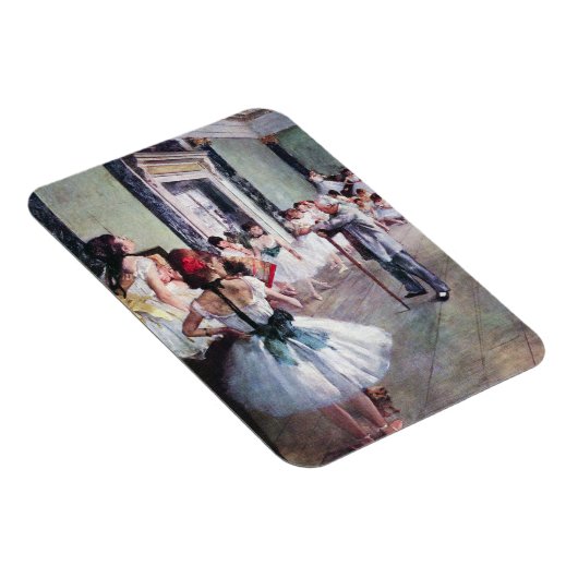 The Dance Class by Edgar Degas,ヴィンテージ・バレエ・アート マグネット (右側)